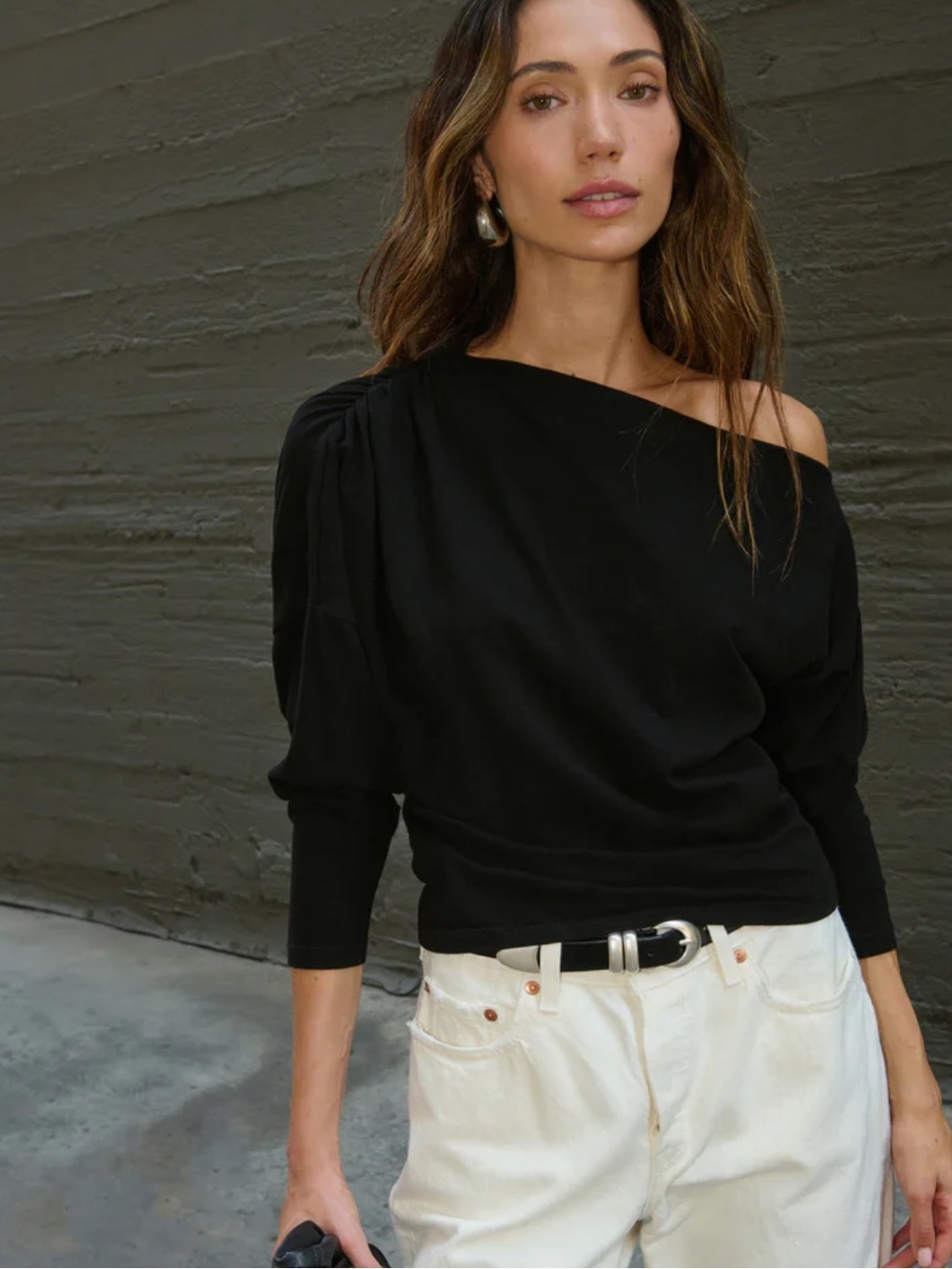Nation $125 Pietra Off Shoulder Top in Night Sky - Picture 2 of 5